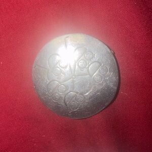 Elegant Silver Brooch